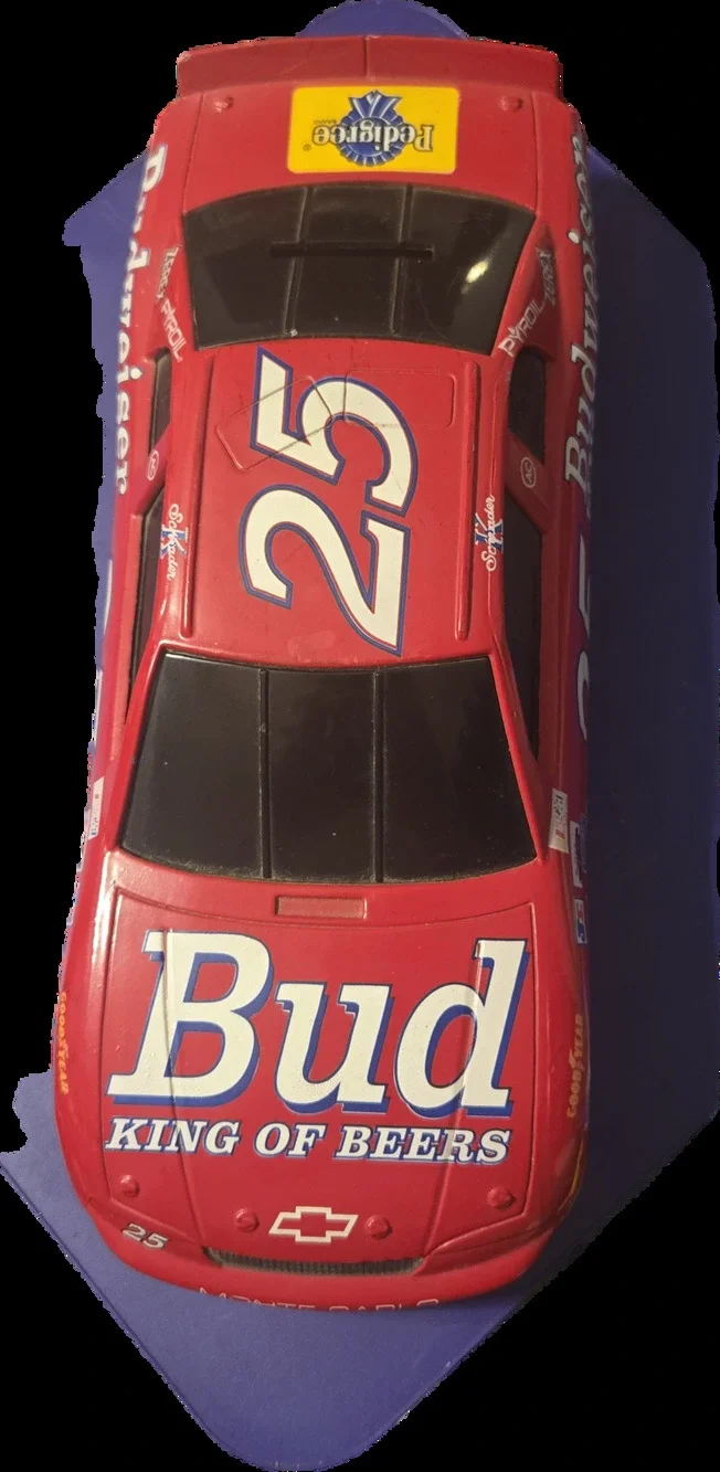 Ricky Craven 25 Budweiser Pedigree Coin Bank Diecast Loose Nascar Racing Champio